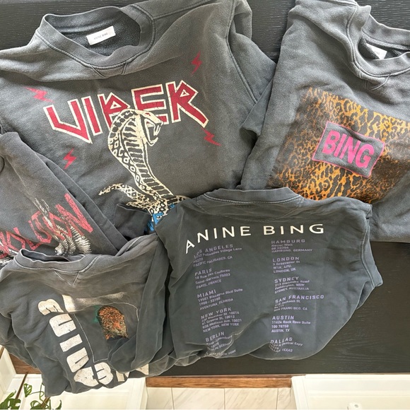 Anine Bing Tops - Rare Anine Bing sweatshirt collection